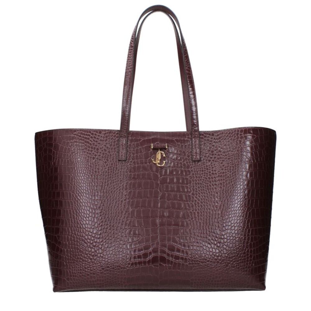 Jimmy Choo Red Leather Shoulder Women's Bag